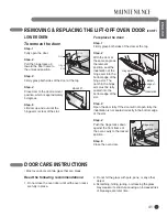 Предварительный просмотр 41 страницы LG LDE3011ST Owner'S Manual