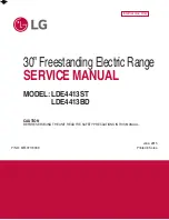 LG LDE4413BD Service Manual preview
