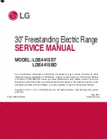 LG LDE4415BD Service Manual preview