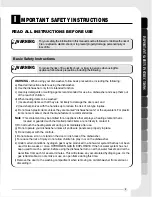 Предварительный просмотр 5 страницы LG LDF 7810BB Owner'S Manual