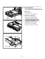 Предварительный просмотр 27 страницы LG LDF 7810BB Service Manual