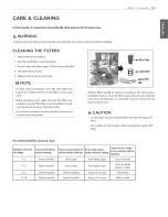 Предварительный просмотр 23 страницы LG LDF7774BB Owner'S Manual