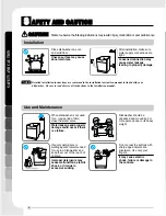 Предварительный просмотр 6 страницы LG LDF8812 Owner'S Manual