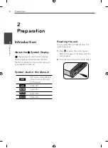 Предварительный просмотр 6 страницы LG LDF900UN Owner'S Manual