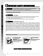 Предварительный просмотр 8 страницы LG LDF9810 Owner'S Manual