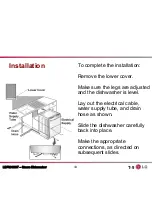 Предварительный просмотр 19 страницы LG LDF9810ST - Fully Integrated 6 Wash Cycles Dishwasher Product Training Manual