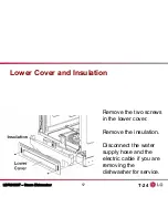 Предварительный просмотр 57 страницы LG LDF9810ST - Fully Integrated 6 Wash Cycles Dishwasher Product Training Manual