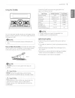 Preview for 15 page of LG LDG3017ST Owner'S Manual