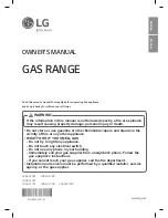 Preview for 1 page of LG LDG4311 Series Owner'S Manual