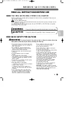 Preview for 3 page of LG LDS4821 Owner'S Manual