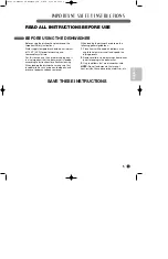 Preview for 5 page of LG LDS4821 Owner'S Manual