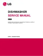 LG LDS4821BB - 24in Full Console Dishwasher Service Manual предпросмотр