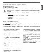 Preview for 3 page of LG LDT9965BD Owner'S Manual