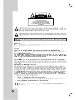 Предварительный просмотр 2 страницы LG LDV-S802 Owner'S Manual