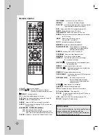 Предварительный просмотр 10 страницы LG LDX-514 Owner'S Manual