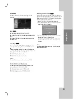 Предварительный просмотр 21 страницы LG LDX-514 Owner'S Manual