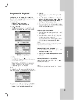 Предварительный просмотр 35 страницы LG LDX-514 Owner'S Manual