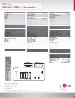 Preview for 2 page of LG LDX-514 Specifications