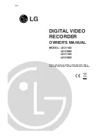 Preview for 1 page of LG LE2108D Owner'S Manual