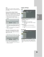 Предварительный просмотр 31 страницы LG LE2108D Owner'S Manual