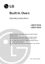 LG LE621120S Operating Instructions Manual preview