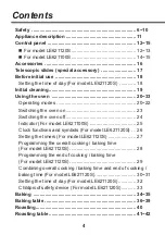 Preview for 4 page of LG LE621120S Operating Instructions Manual