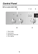 Preview for 12 page of LG LE621120S Operating Instructions Manual