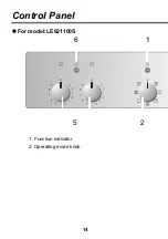 Preview for 14 page of LG LE621120S Operating Instructions Manual