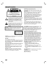 Предварительный просмотр 2 страницы LG LF-D7150 Owner'S Manual