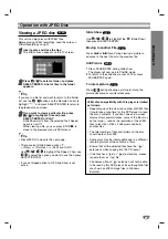 Предварительный просмотр 21 страницы LG LF-D7150 Owner'S Manual