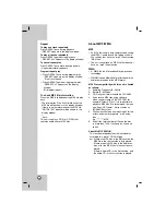 Предварительный просмотр 14 страницы LG LF-U850 -  Micro System Owner'S Manual