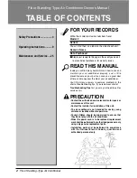 Preview for 2 page of LG LF300CP Owner'S Manual