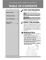 Preview for 2 page of LG LF480CE Owner'S Manual