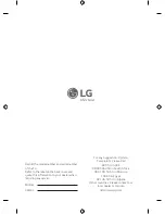 Preview for 44 page of LG LF51 SERIES Owner'S Manual