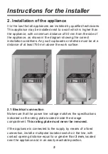 Предварительный просмотр 5 страницы LG LF67105SS Installation And Operating Instructions Manual