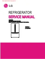 LG LFC20760 Series Service Manual предпросмотр