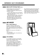 Предварительный просмотр 4 страницы LG LFC21770 Series User'S Manual And Installation Instructions