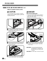 Предварительный просмотр 14 страницы LG LFC21770 Series User'S Manual And Installation Instructions