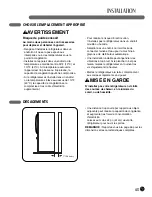 Предварительный просмотр 43 страницы LG LFC21770 Series User'S Manual And Installation Instructions