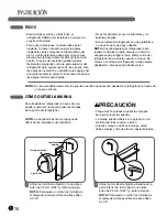 Предварительный просмотр 78 страницы LG LFC21770 Series User'S Manual And Installation Instructions