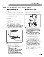 Предварительный просмотр 87 страницы LG LFC21770 Series User'S Manual And Installation Instructions