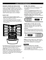 Предварительный просмотр 20 страницы LG LFC21770ST - Panorama - 0.7 cu. ft User'S Manual & Installation Instructions