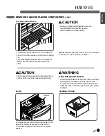 Предварительный просмотр 27 страницы LG LFC21776 Series Owner'S Manual