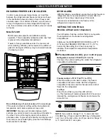 Предварительный просмотр 17 страницы LG LFC22760 Series Owner'S Manual