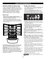 Предварительный просмотр 20 страницы LG LFC25770 Series User'S Manual And Installation Instructions