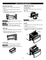 Предварительный просмотр 25 страницы LG LFC25770 Series User'S Manual And Installation Instructions