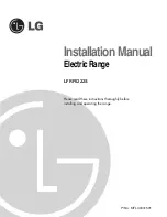 Preview for 1 page of LG LFRF0222S Installation Manual