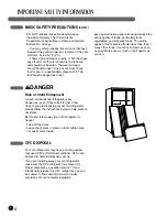 Preview for 4 page of LG LFX21971 Series User'S Manual & Installation Instructions