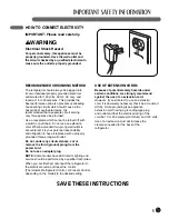 Preview for 5 page of LG LFX21971 Series User'S Manual & Installation Instructions