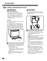 Preview for 18 page of LG LFX21971 Series User'S Manual & Installation Instructions